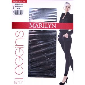 Marilyn Legginsy E101 S/M  melange bawełniane WYPRZEDAŻ